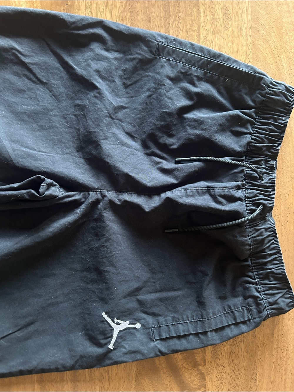 Jordan Black Kids' Athletic Shorts with White Jumpman